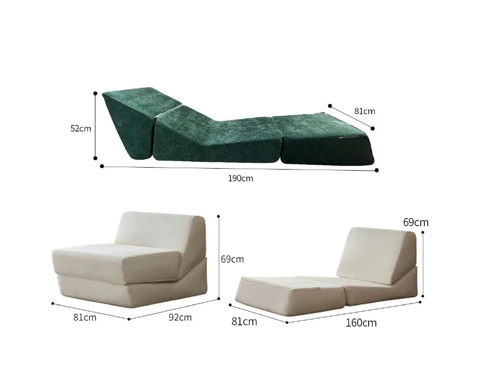 B-014 convertible lounge seating reference configurations