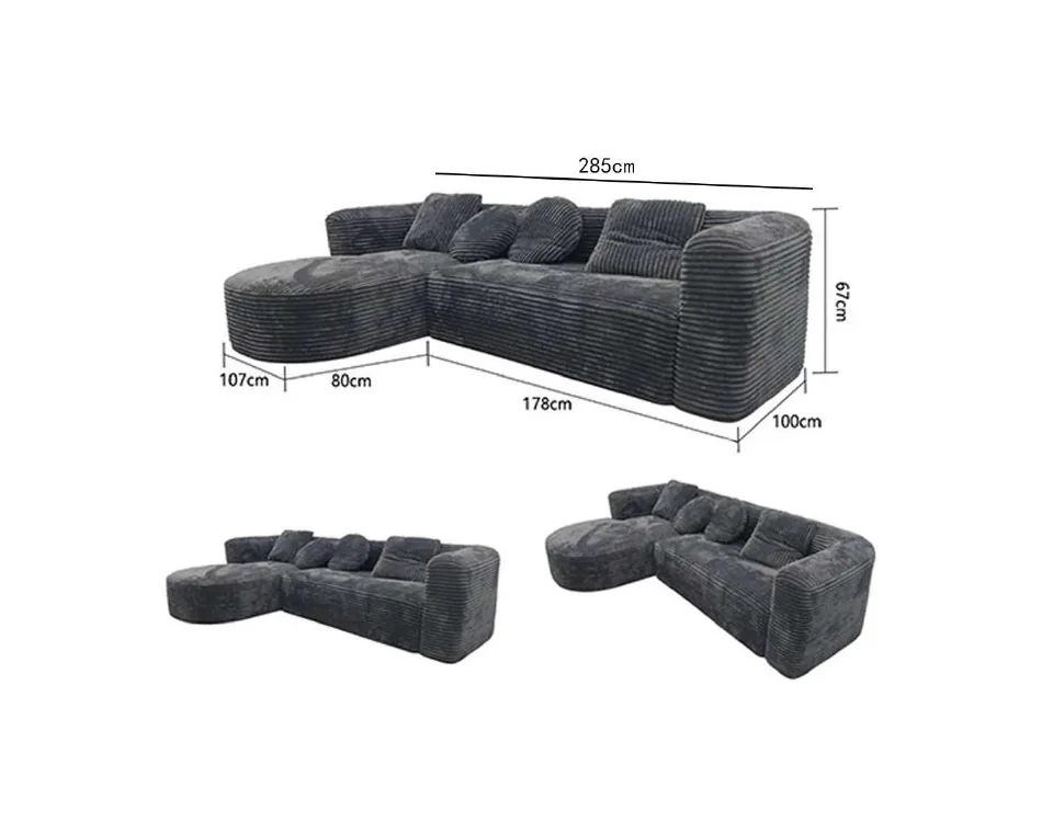 B-208 modular sofas reference configurations