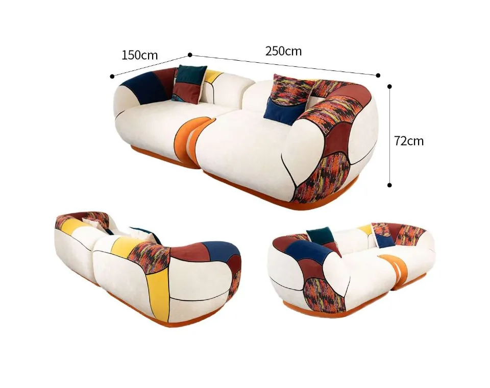 B-209 modular sofas reference configurations