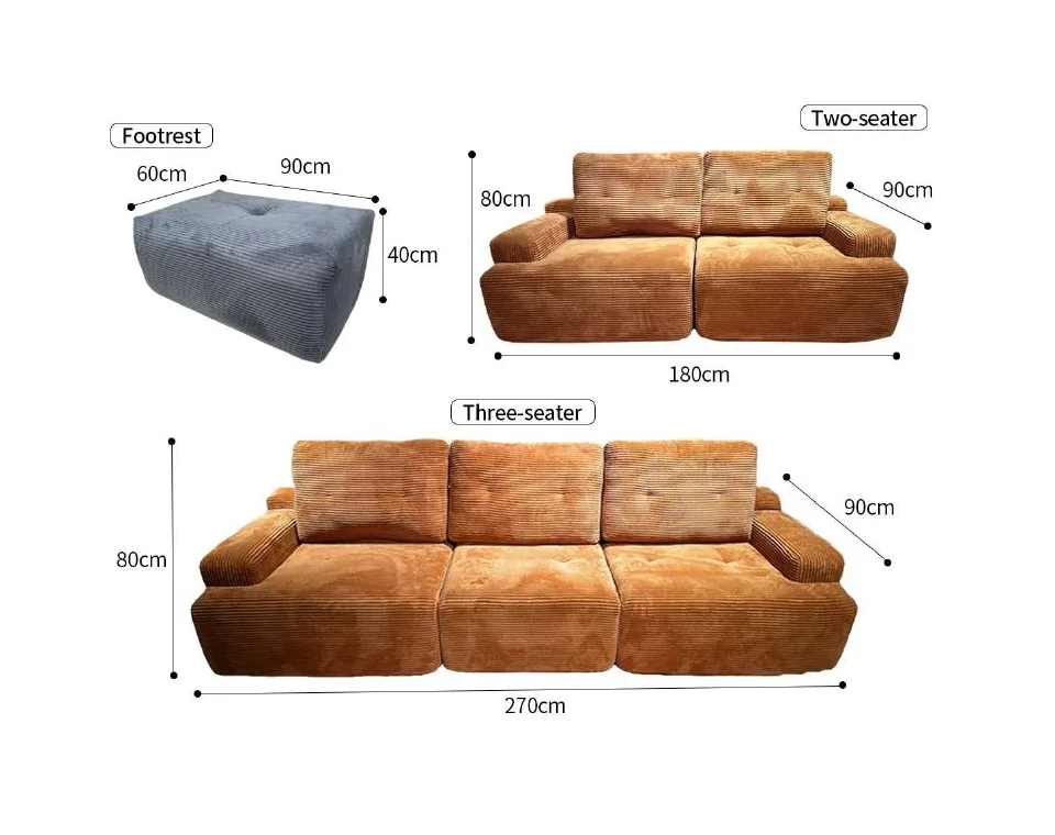 B-317 contemporary sofas reference configurations