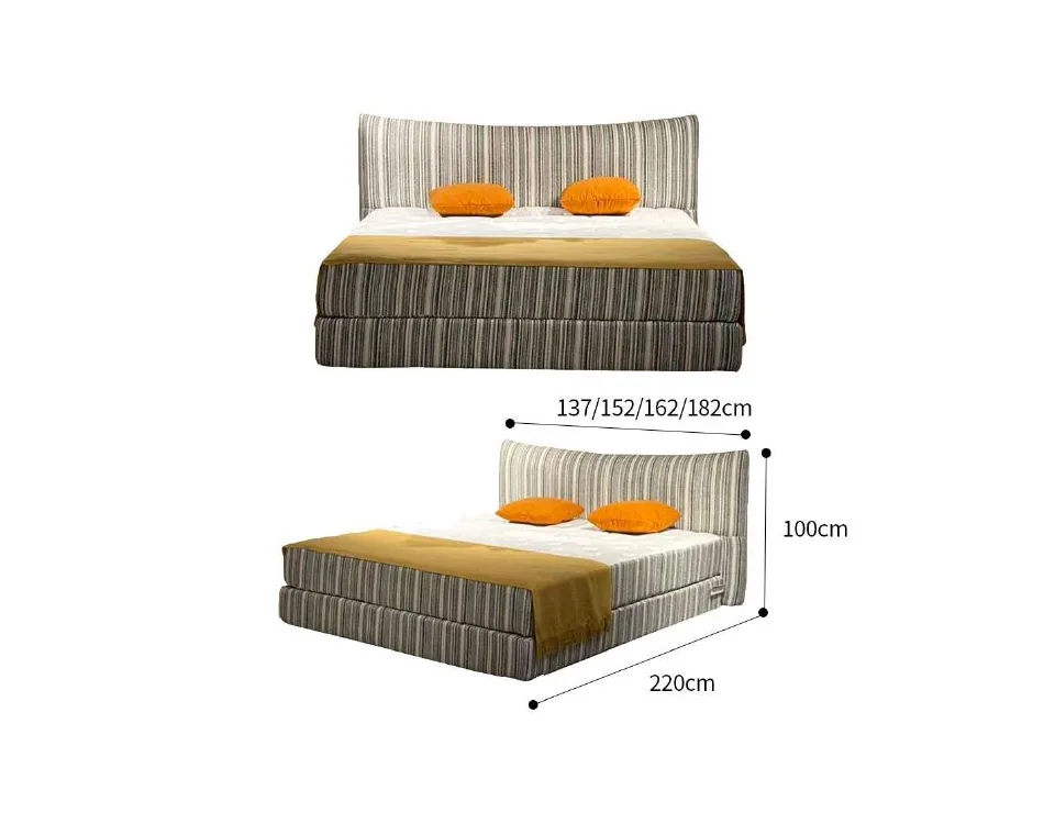 B-603 compressed upholstered beds reference configurations